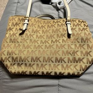 Beige michael Kors handbag